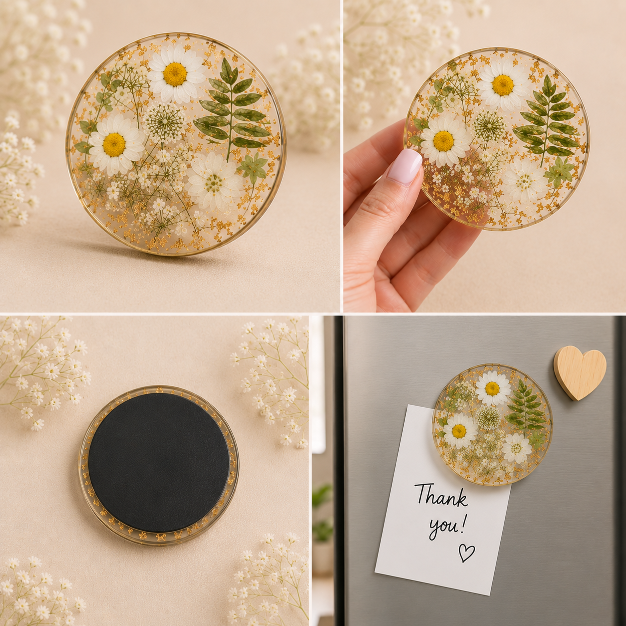 Botanical Resin Magnets